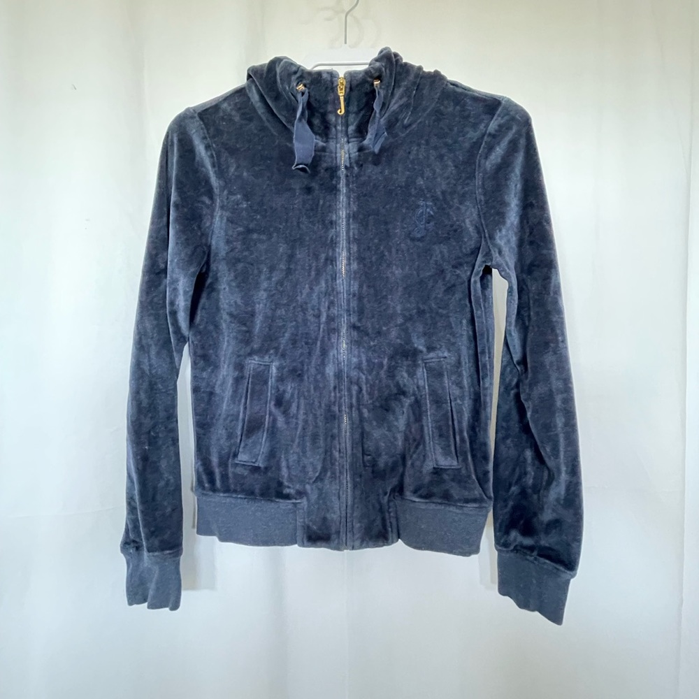 Womens Juicy Couture Navy Hoodie